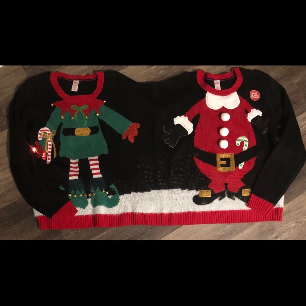 Ugly Christmas Sweater for Two